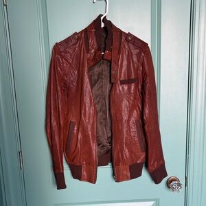 Men's Brown Leather Jacket